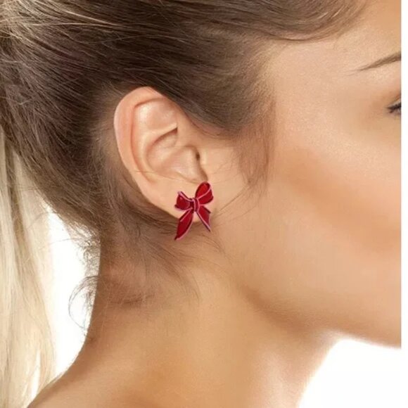 NWT Betsey Johnson Gingerbread Christmas Dual Earrings - Picture 4 of 6